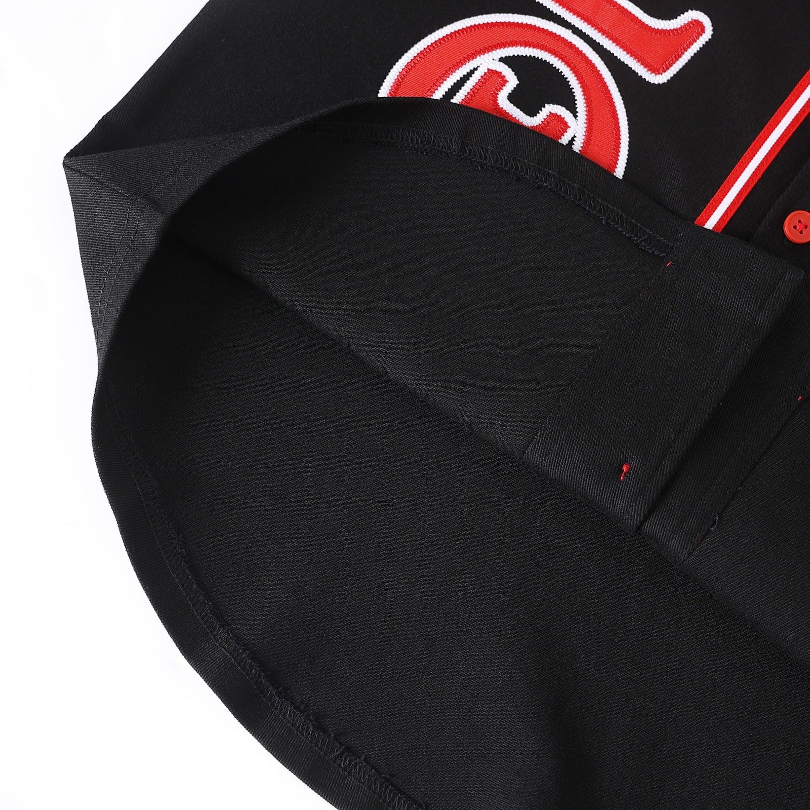 Delta Black Button Up Baseball Jersey