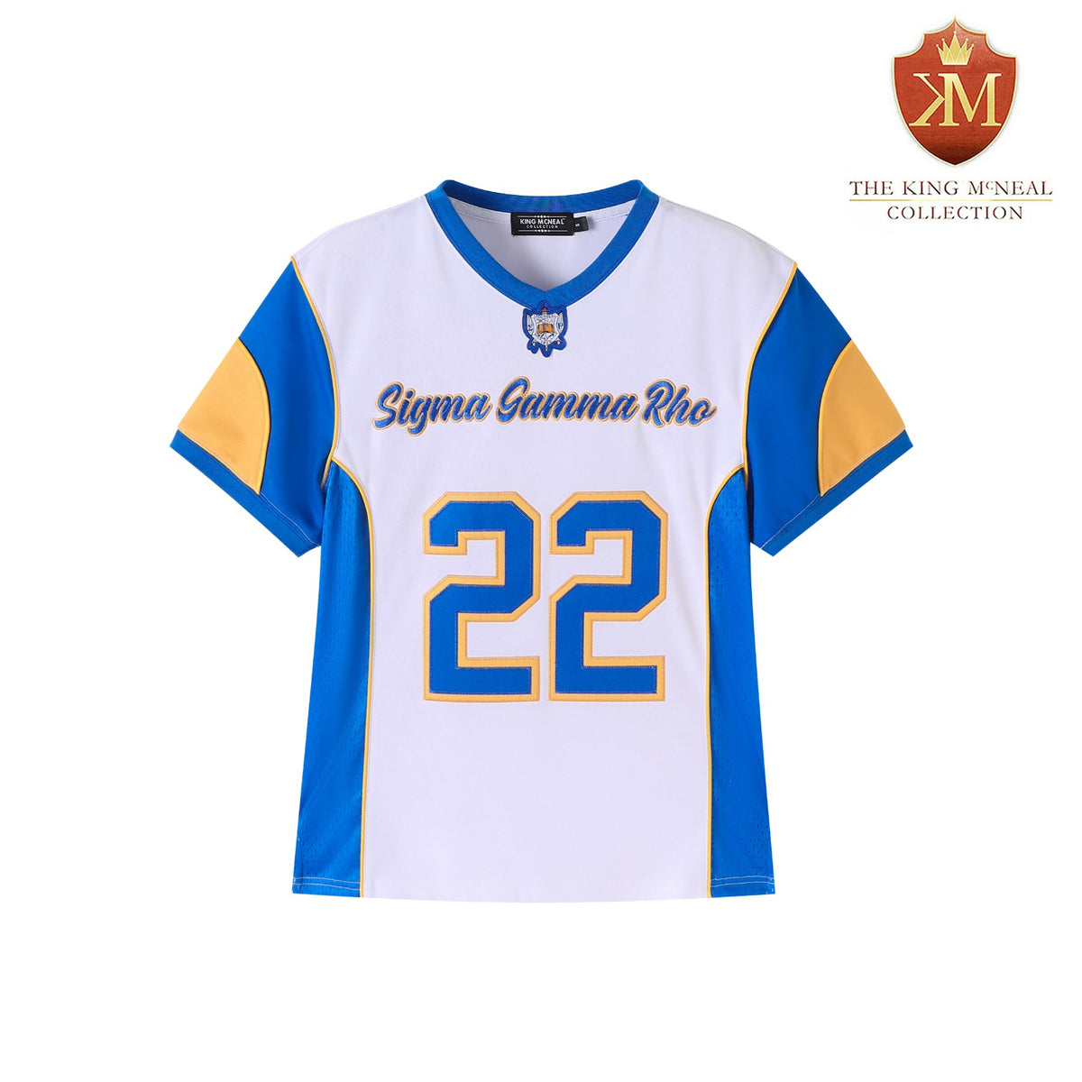 SGRho White Football Jersey
