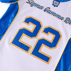SGRho White Football Jersey