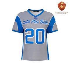 Zeta Grey Football Jersey