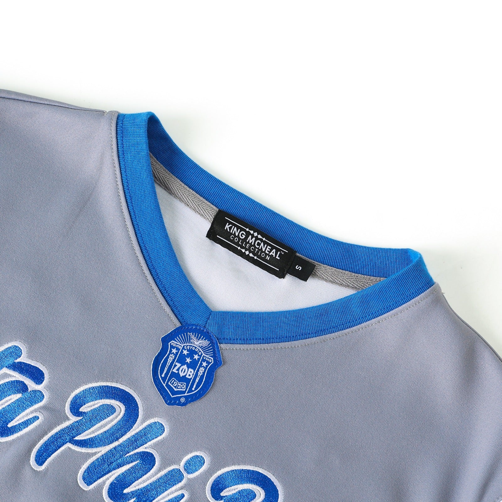 Zeta Grey Football Jersey