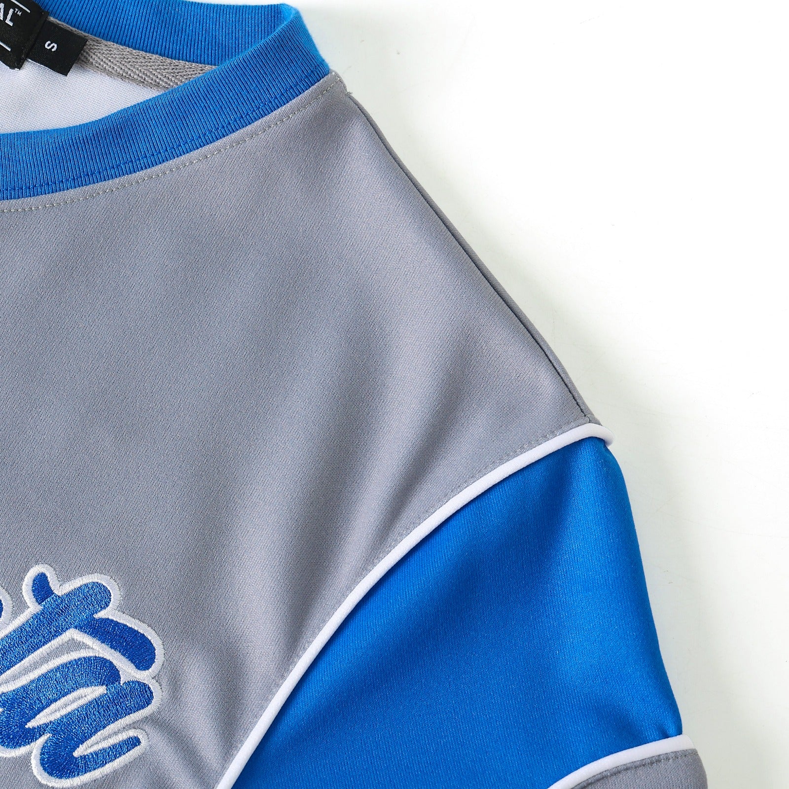 Zeta Grey Football Jersey