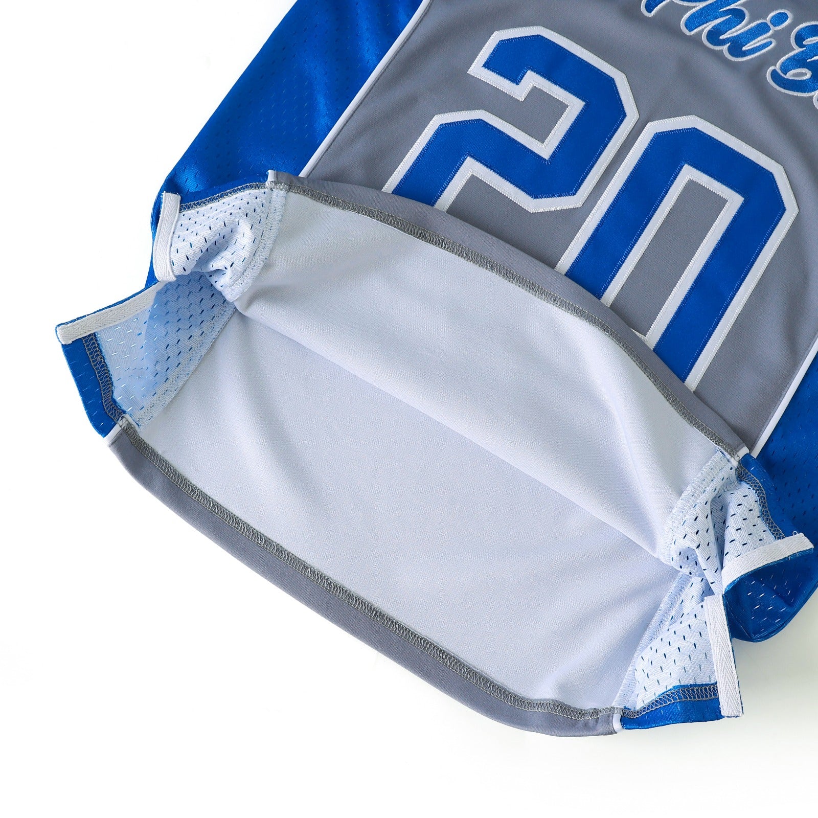 Zeta Grey Football Jersey