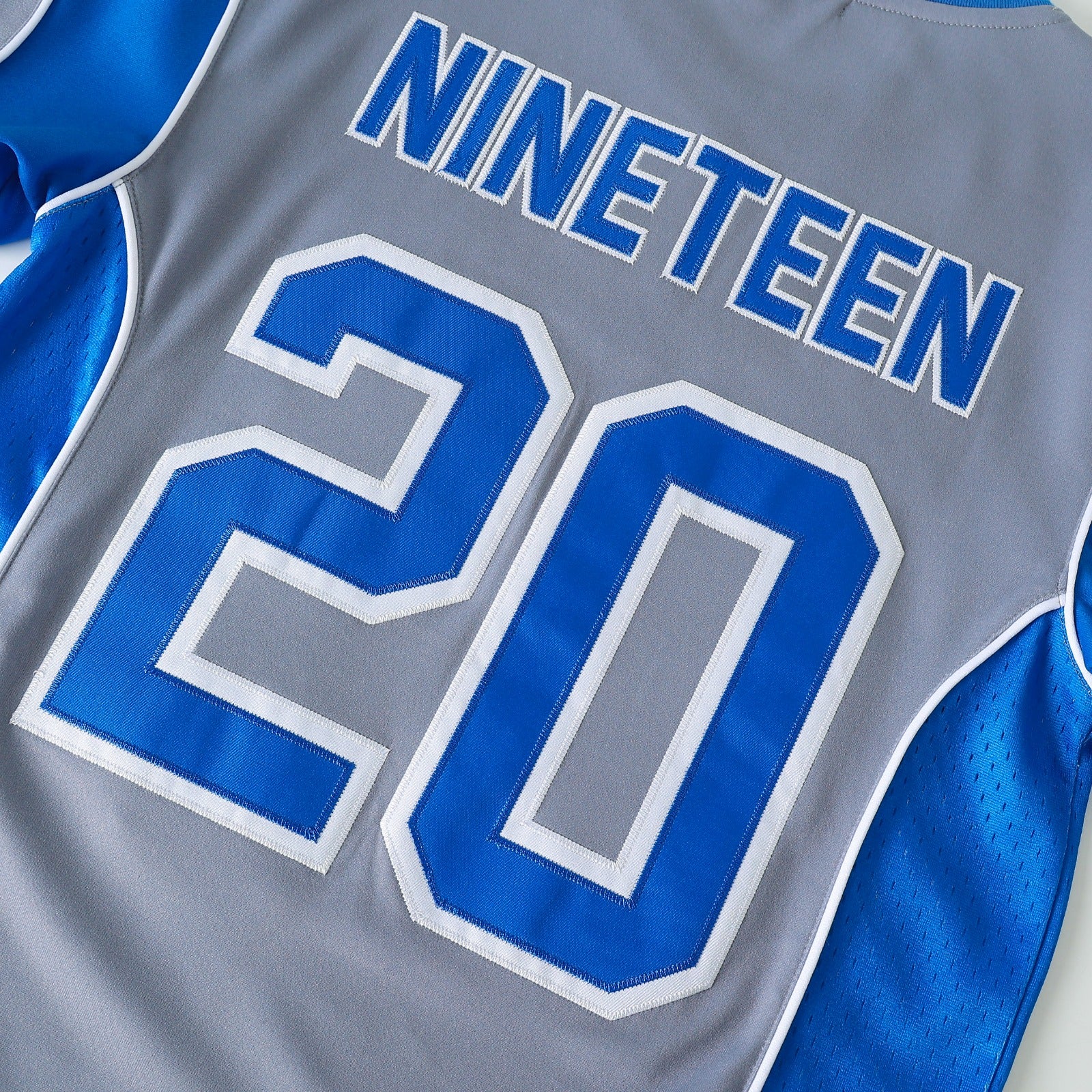 Zeta Grey Football Jersey