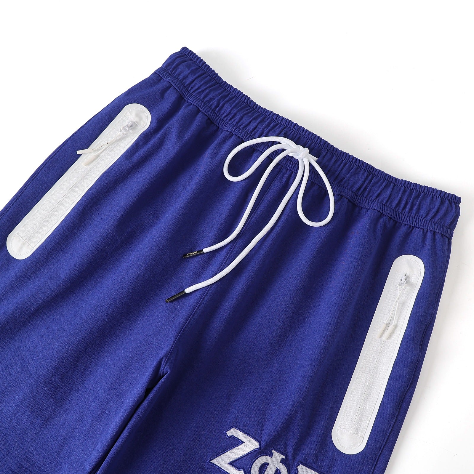 Zeta Blue Windbreaker Tech Pants