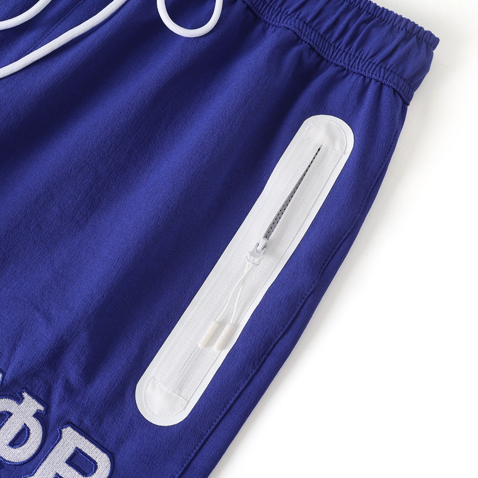Zeta Blue Windbreaker Tech Pants