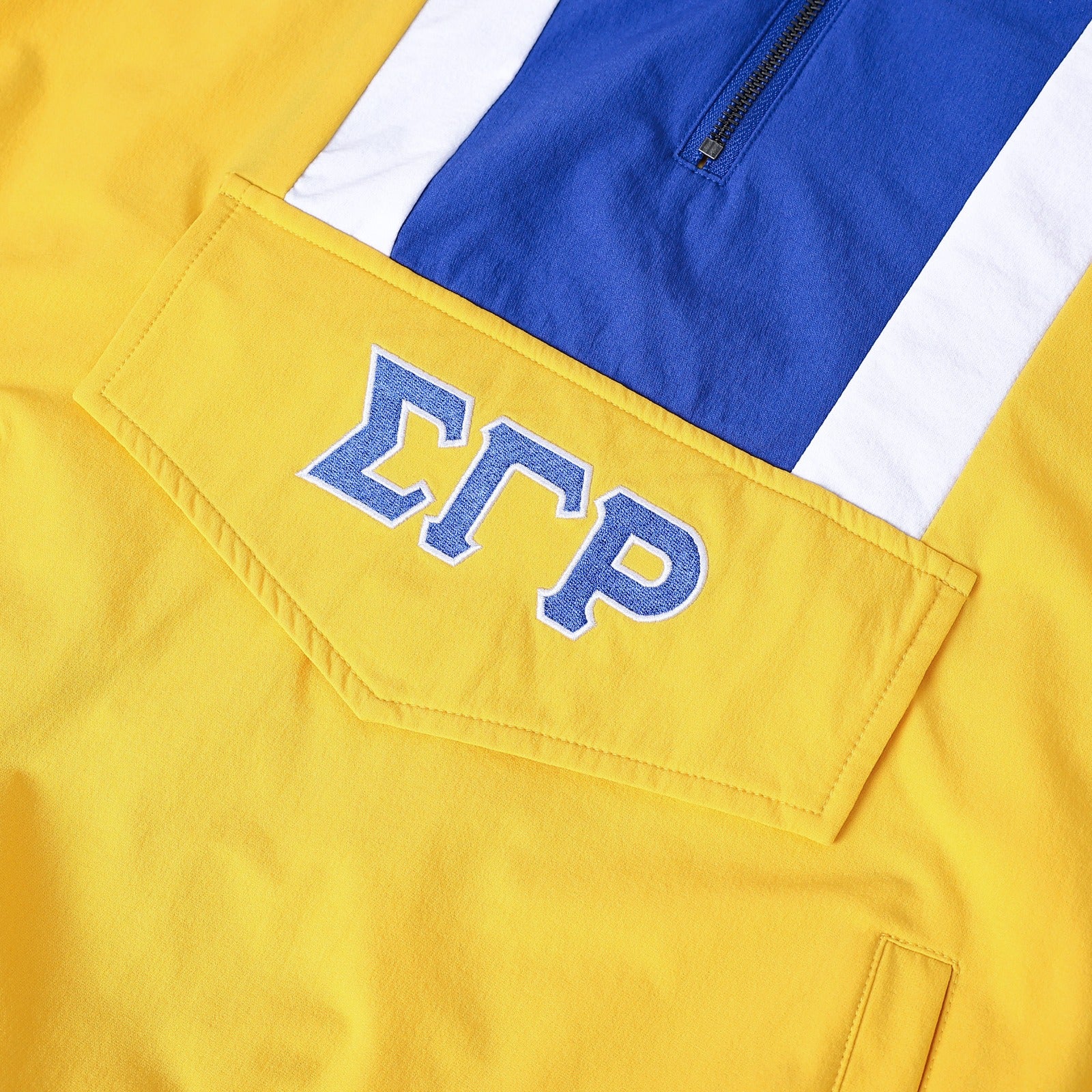 SGRHO Gold Windbreaker Tech Pullover Unisex