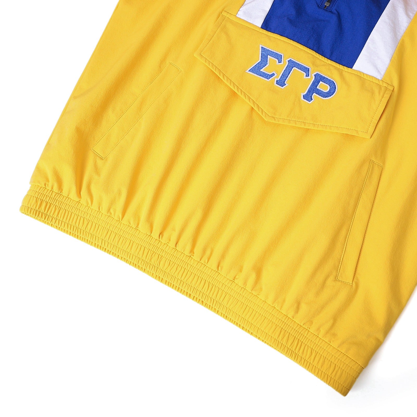 SGRHO Gold Windbreaker Tech Pullover Unisex
