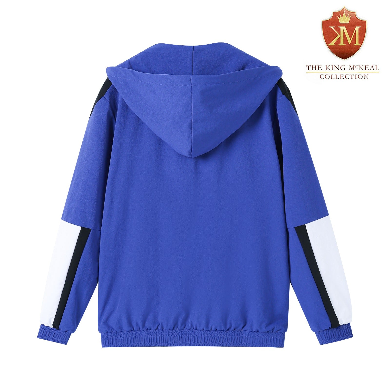 Zeta Blue Windbreaker Tech Pullover
