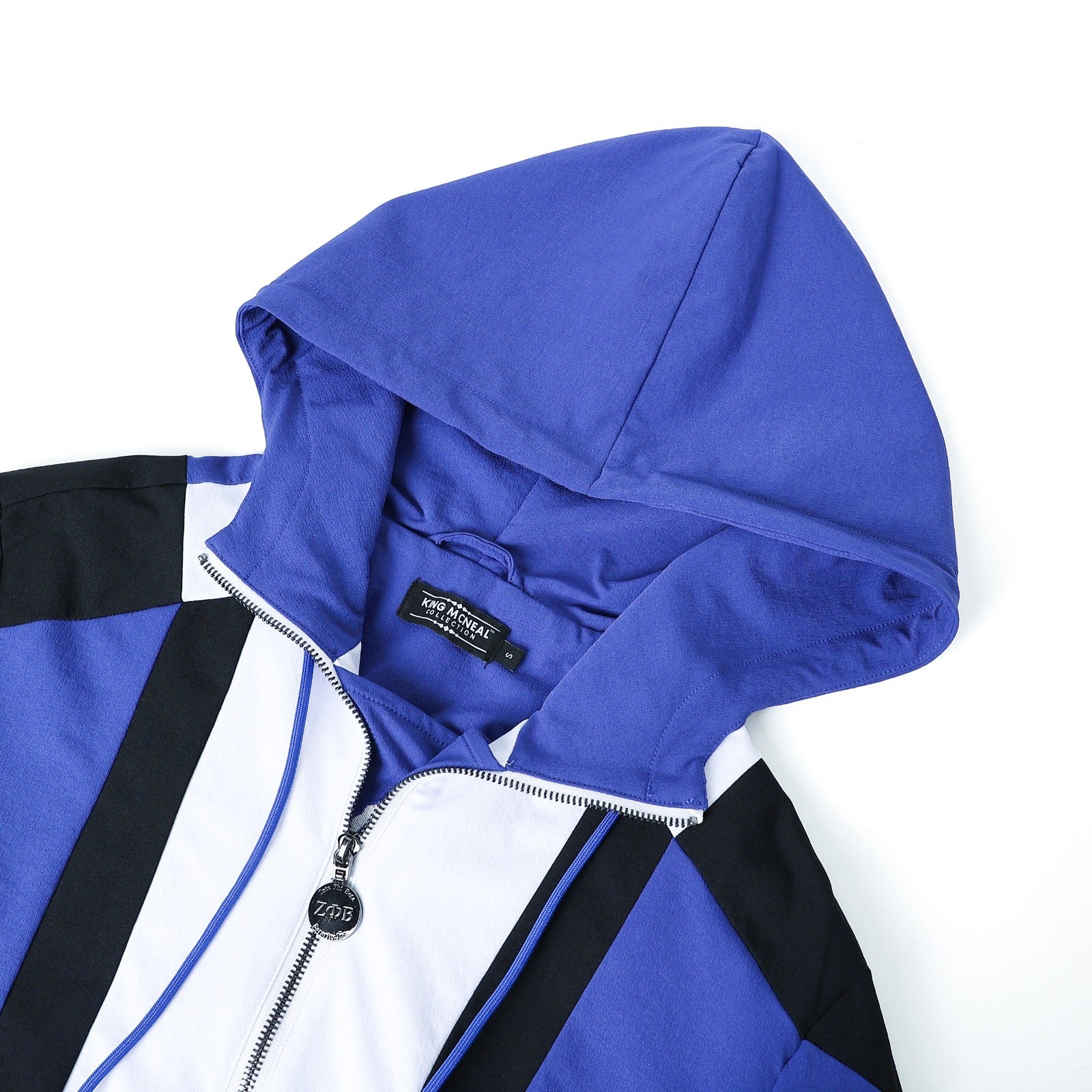 Zeta Blue Windbreaker Tech Pullover