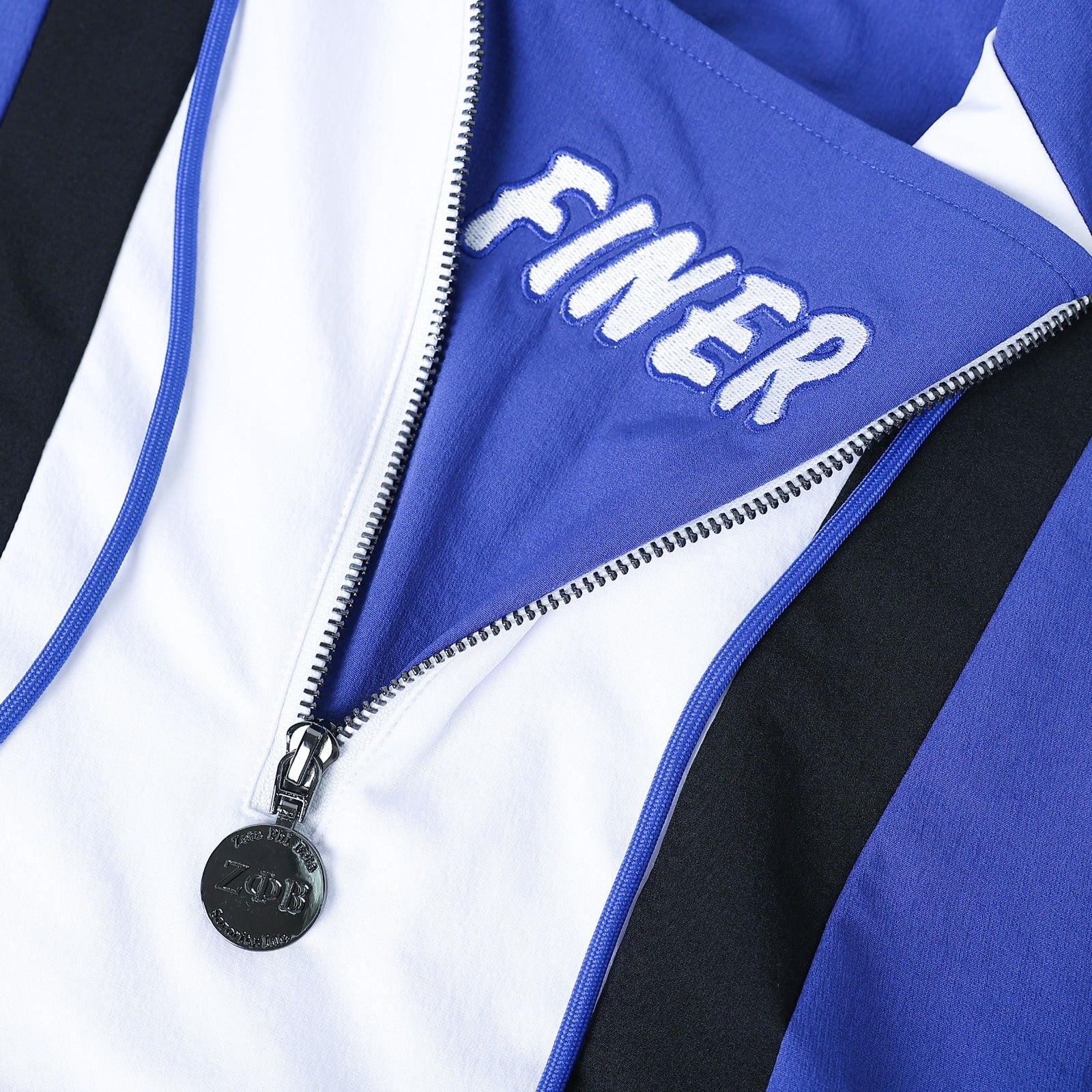 Zeta Blue Windbreaker Tech Pullover