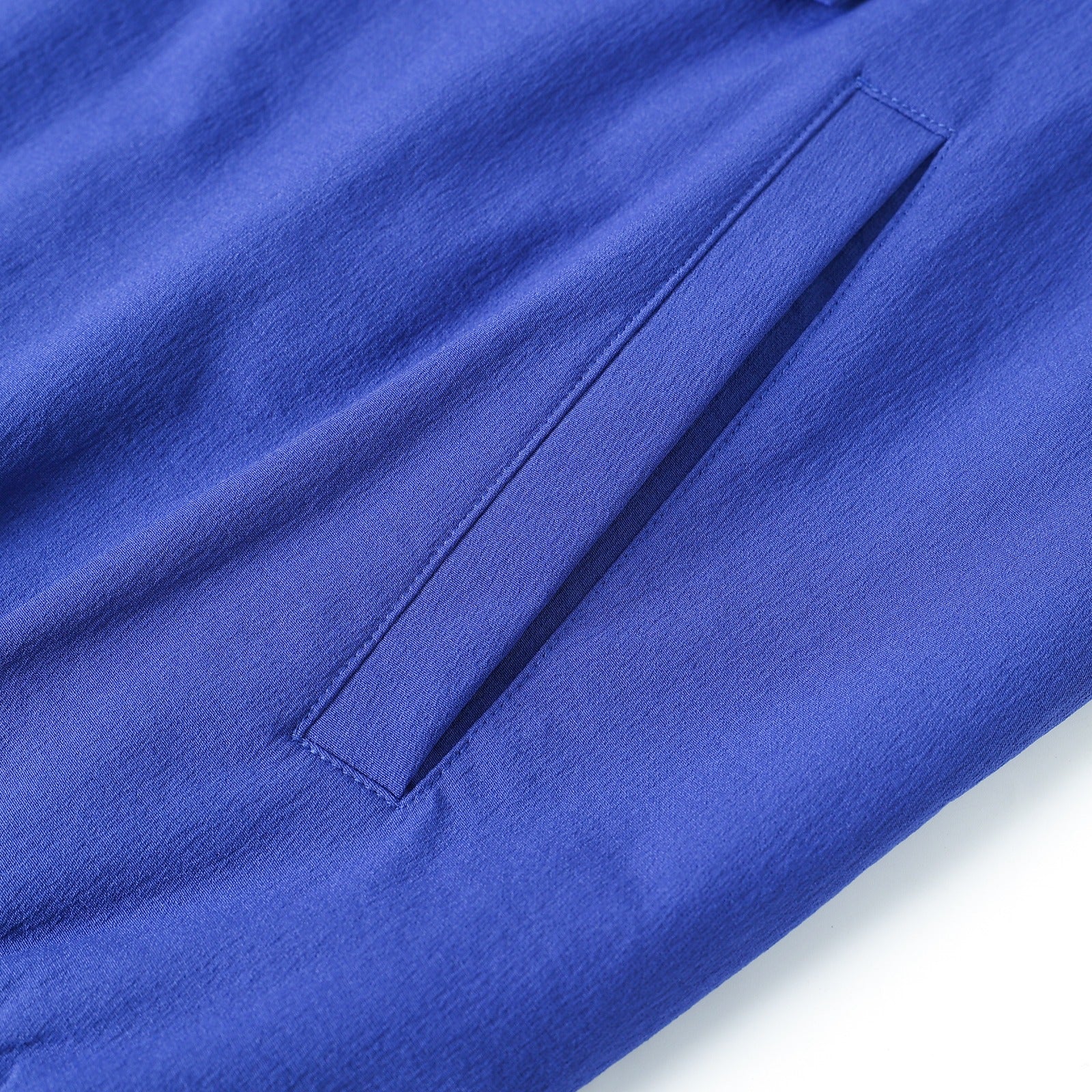 Zeta Blue Windbreaker Tech Pullover