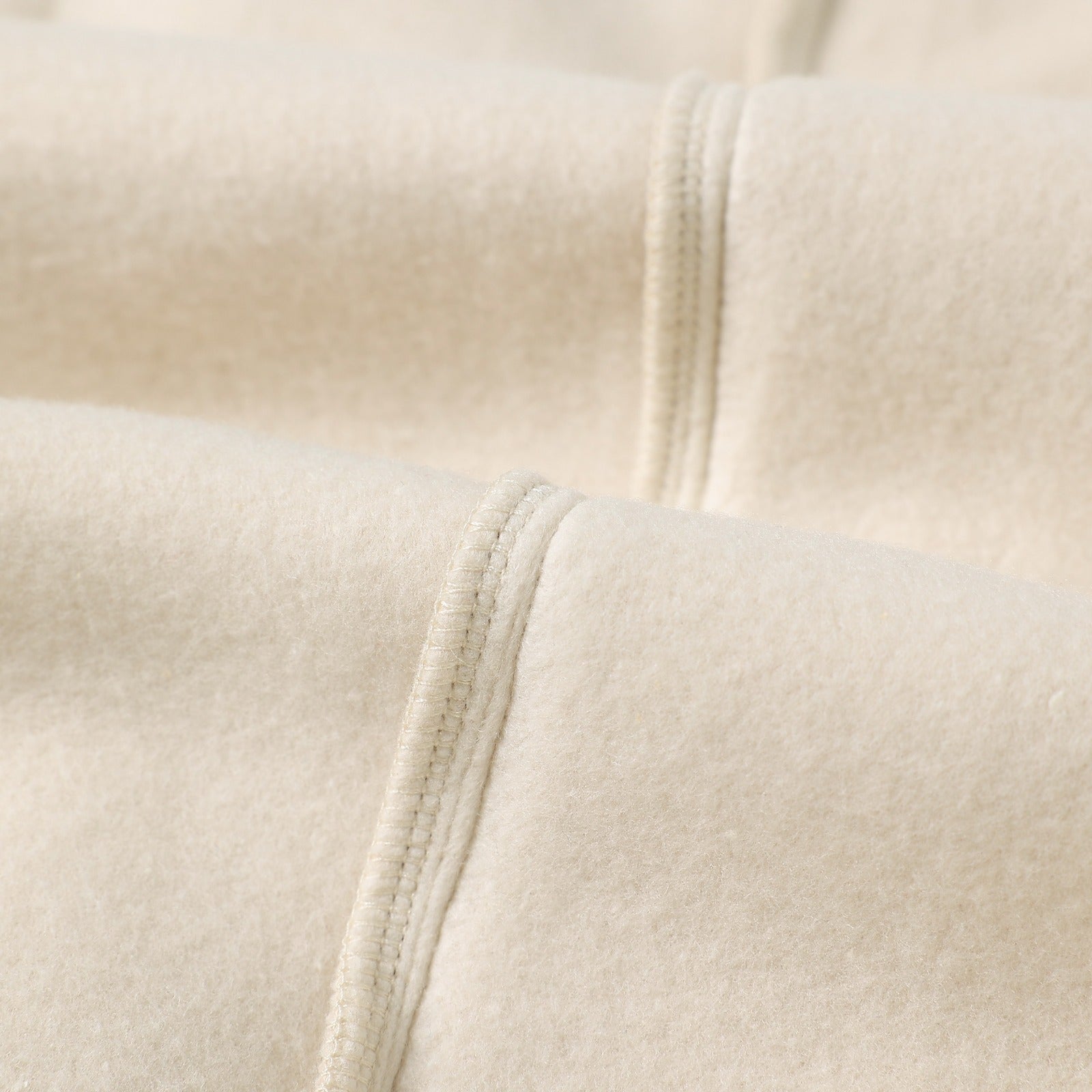 Neutral & Crimson Pleated Fleece Pants (Unisex)
