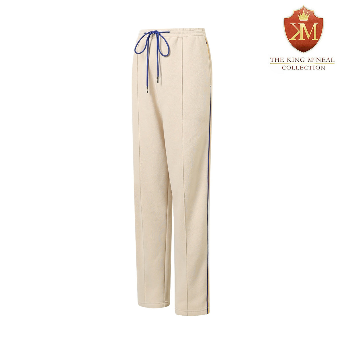 Neutral Pleated Fleece Pants (Unisex)