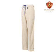 Neutral Pleated Fleece Pants (Unisex)
