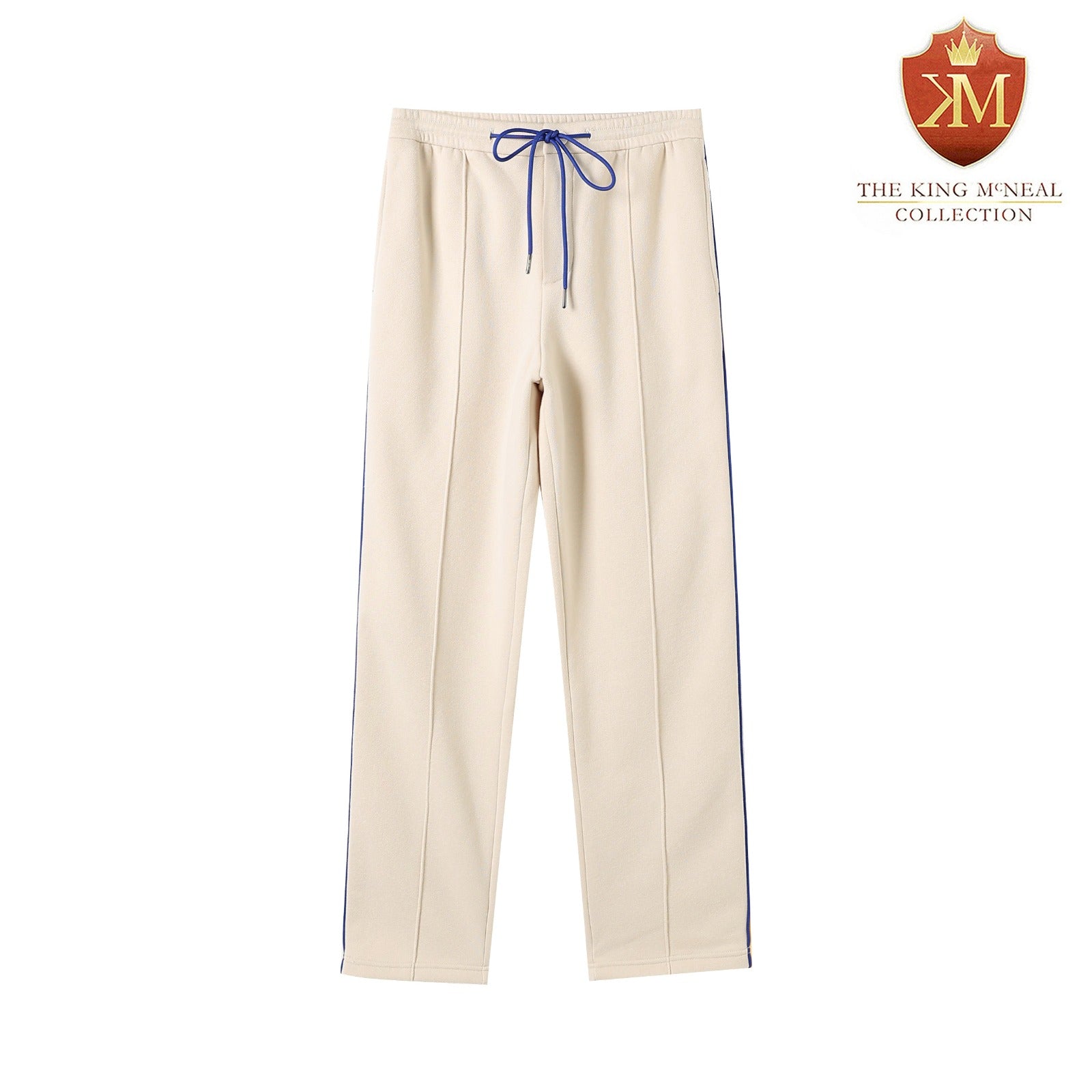 Neutral Pleated Fleece Pants (Unisex)