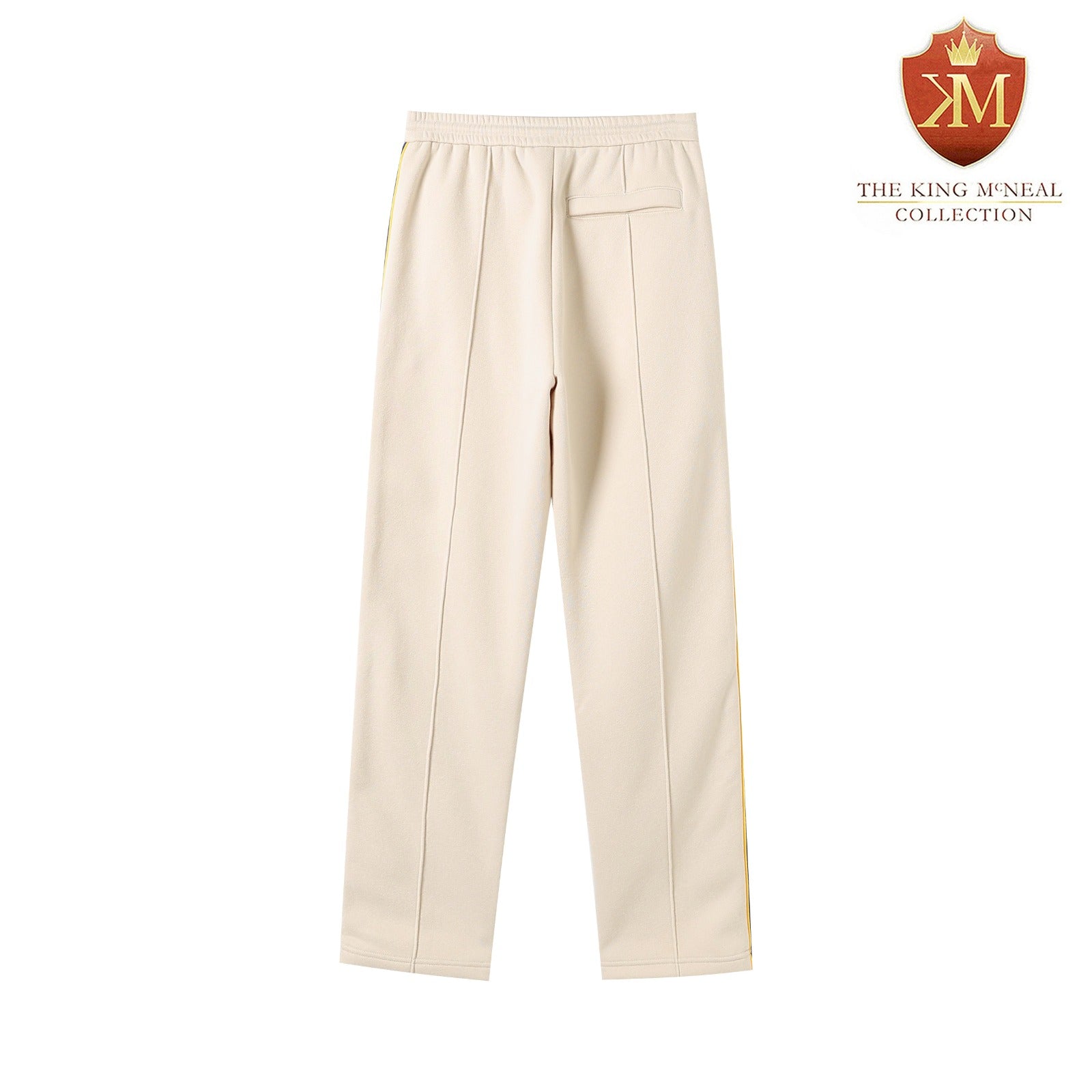 Neutral Pleated Fleece Pants (Unisex)