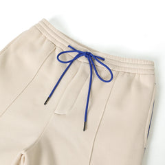 Neutral Pleated Fleece Pants (Unisex)