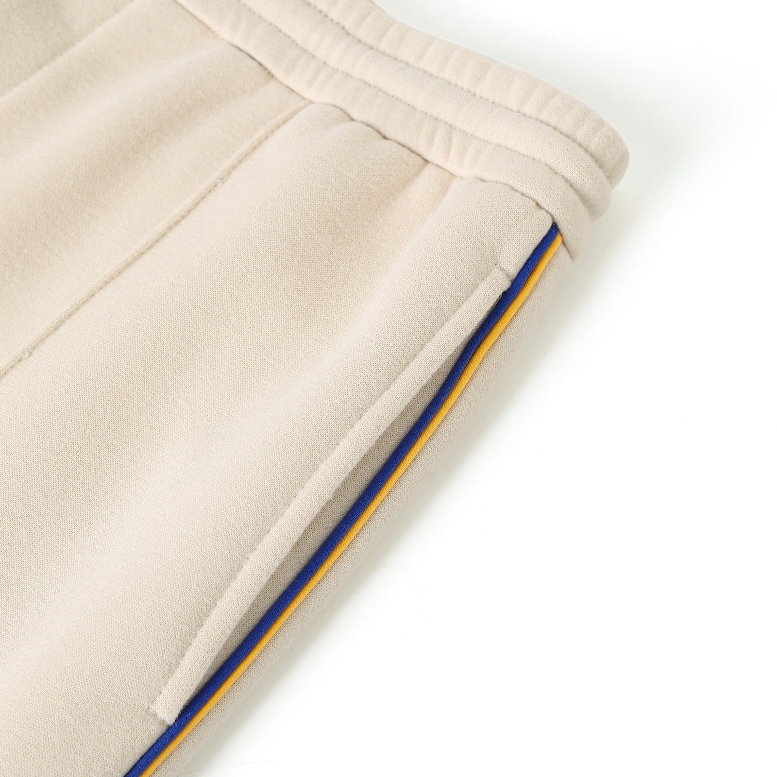 Neutral Pleated Fleece Pants (Unisex)