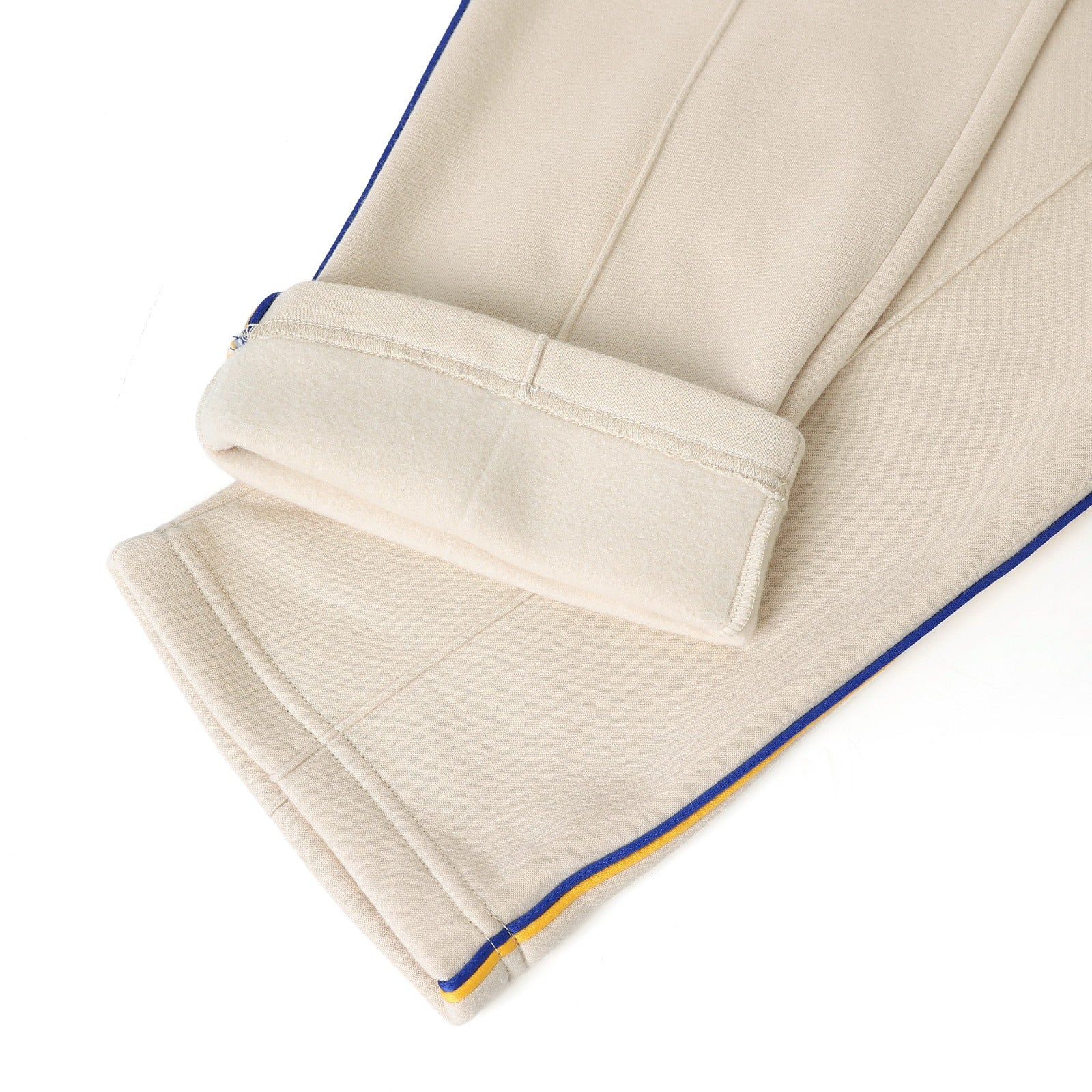 Neutral Pleated Fleece Pants (Unisex)
