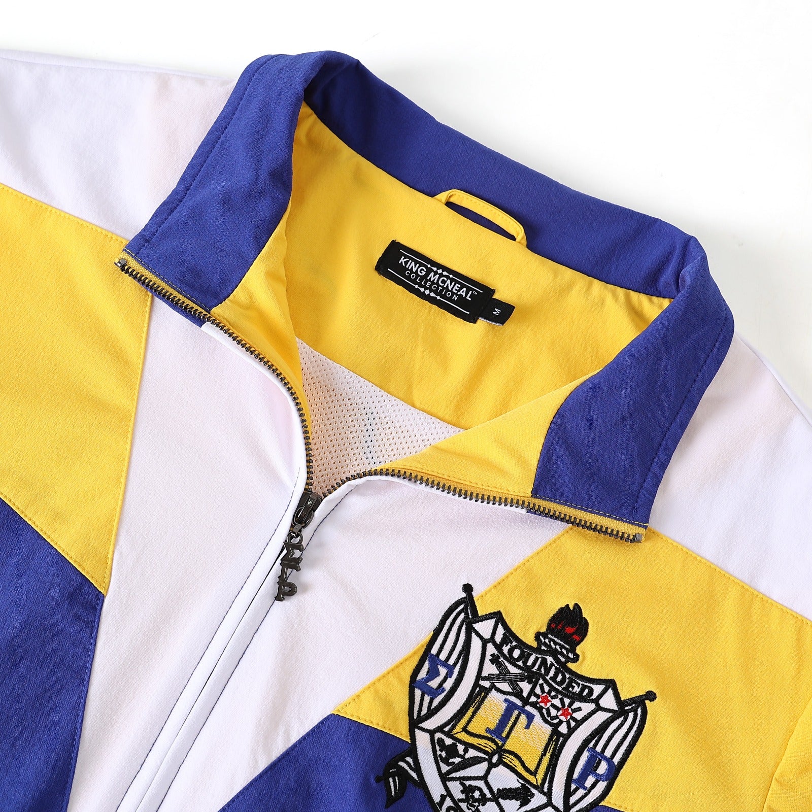 SGRHO Blue Full Zip Windbreaker Tech Jacket (Unisex)