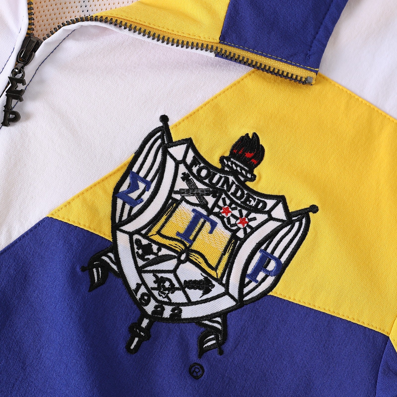 SGRHO Blue Full Zip Windbreaker Tech Jacket (Unisex)