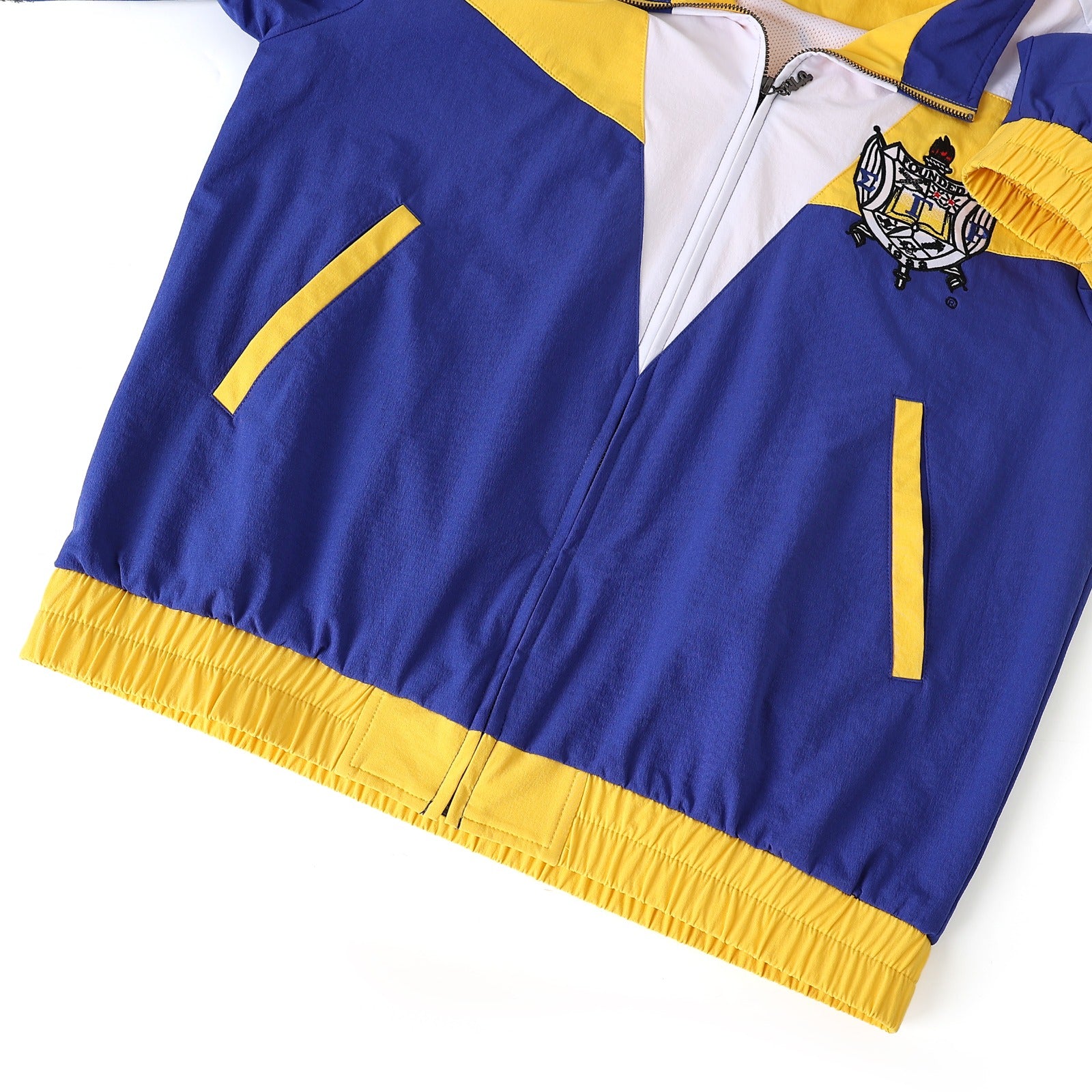 SGRHO Blue Full Zip Windbreaker Tech Jacket (Unisex)