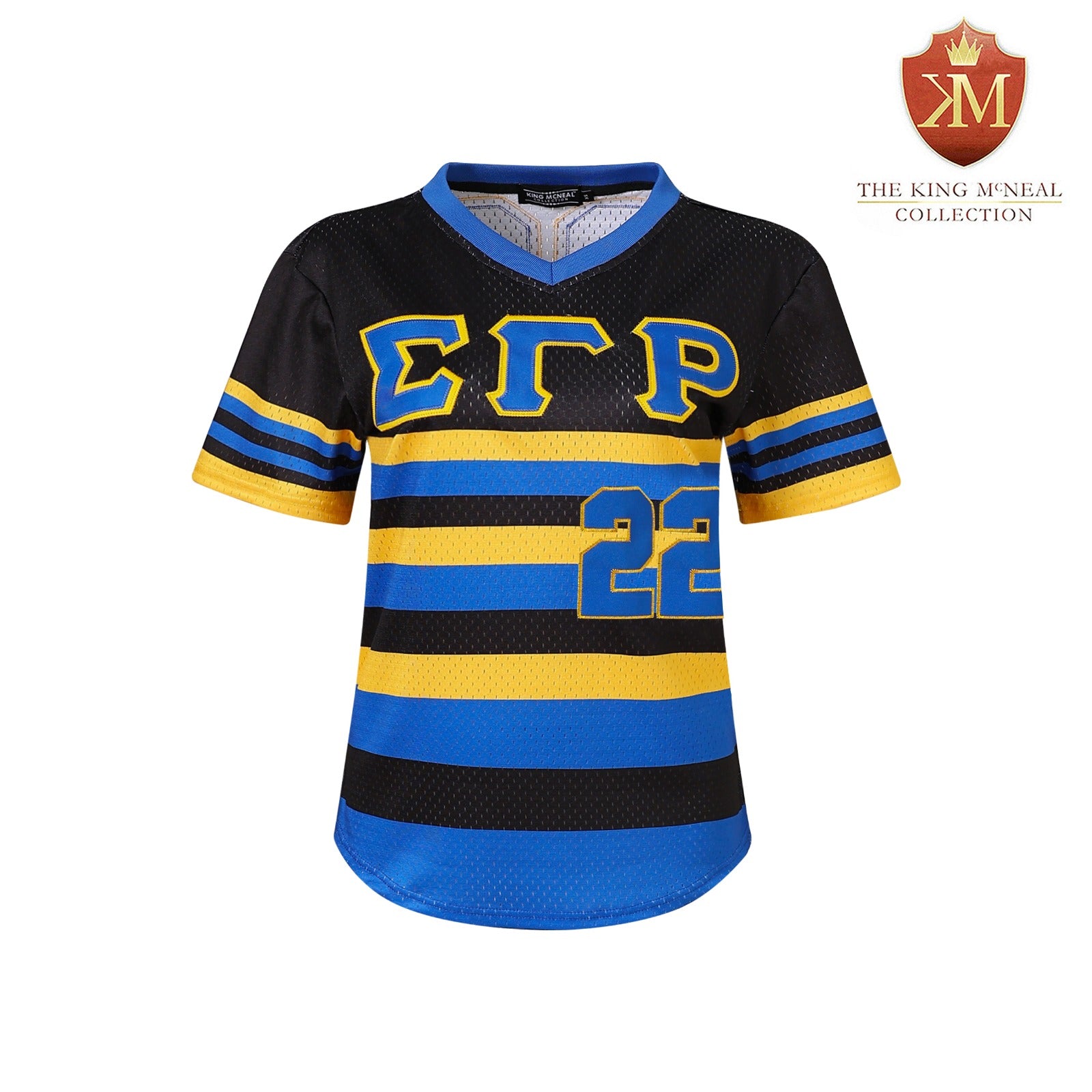 SGRHO Black Pullover Baseball Jersey