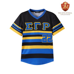 SGRHO Black Pullover Baseball Jersey