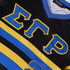 SGRHO Black Pullover Baseball Jersey
