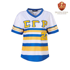 SGRHO White Pullover Baseball Jersey