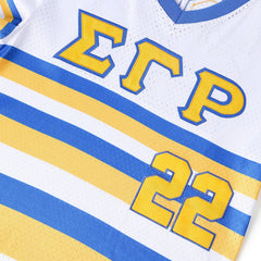 SGRHO White Pullover Baseball Jersey