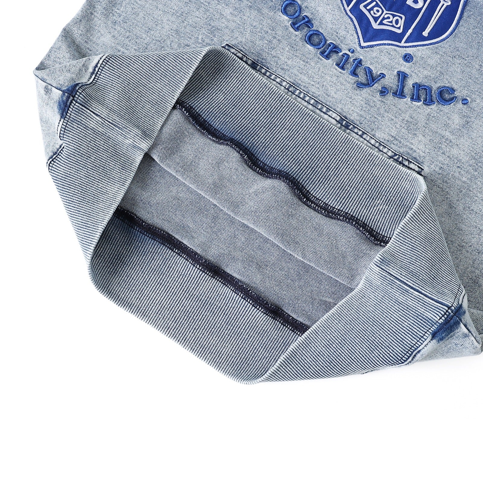 Zeta Blue Denim Prep Unisex Hoodie