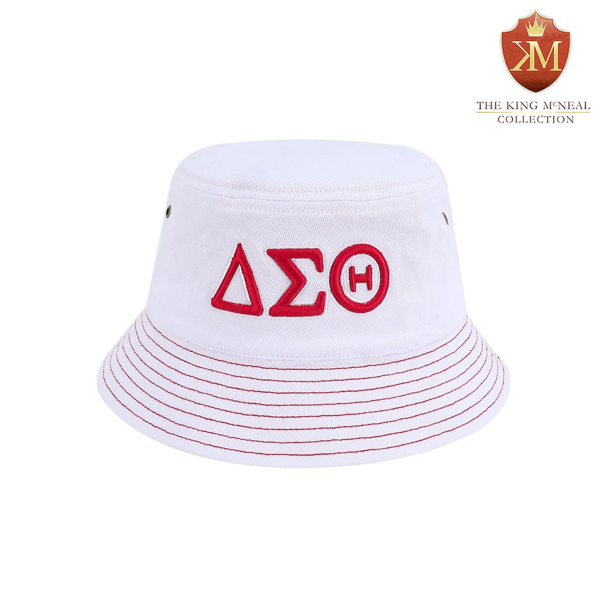 Delta White Bucket Hat
