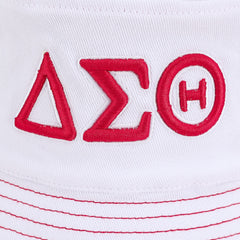 Delta White Bucket Hat