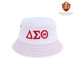 Delta White Bucket Hat