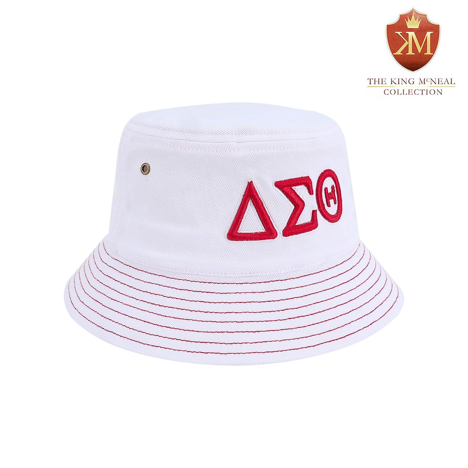Delta White Bucket Hat