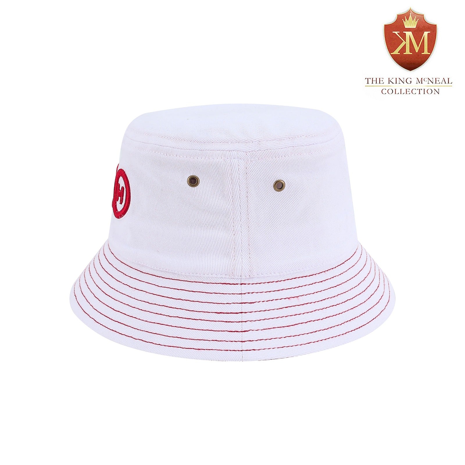Delta White Bucket Hat