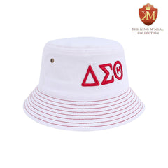 Delta White Bucket Hat