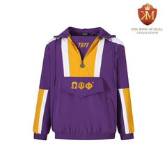 Omega Purple Windbreaker Tech Pullover