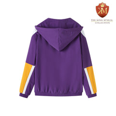 Omega Purple Windbreaker Tech Pullover