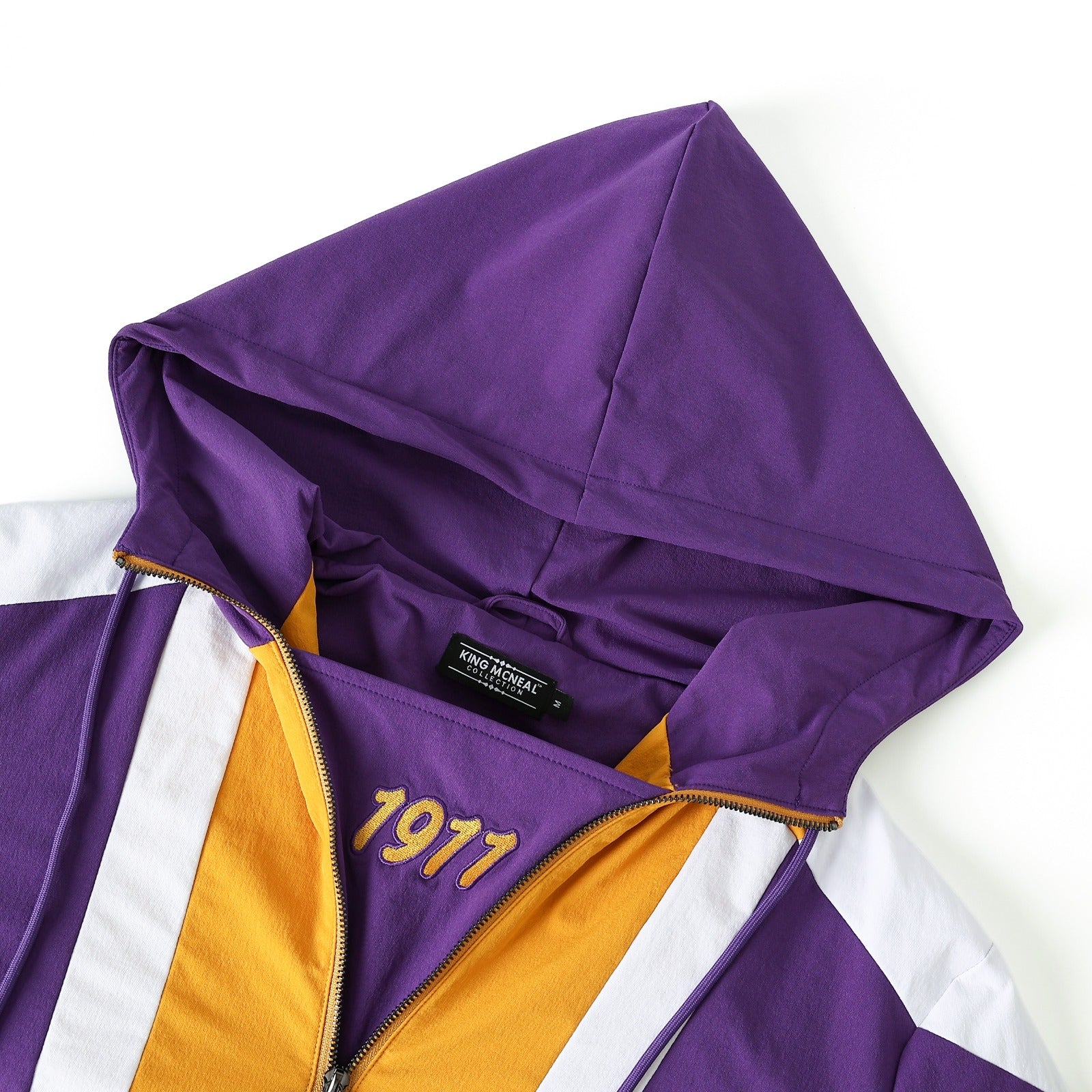 Omega Purple Windbreaker Tech Pullover