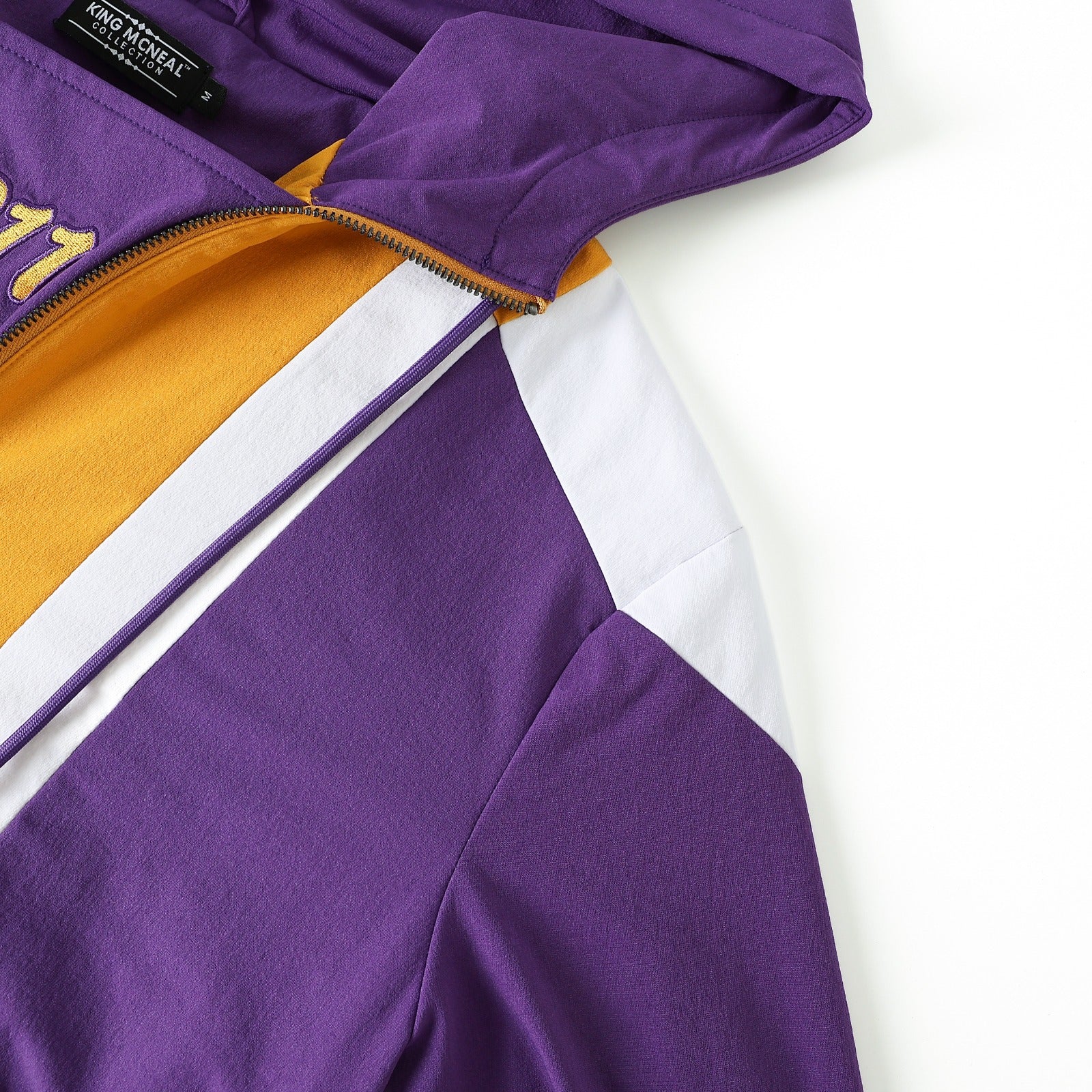 Omega Purple Windbreaker Tech Pullover