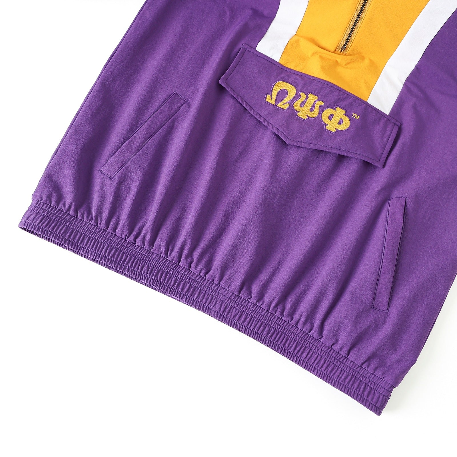 Omega Purple Windbreaker Tech Pullover