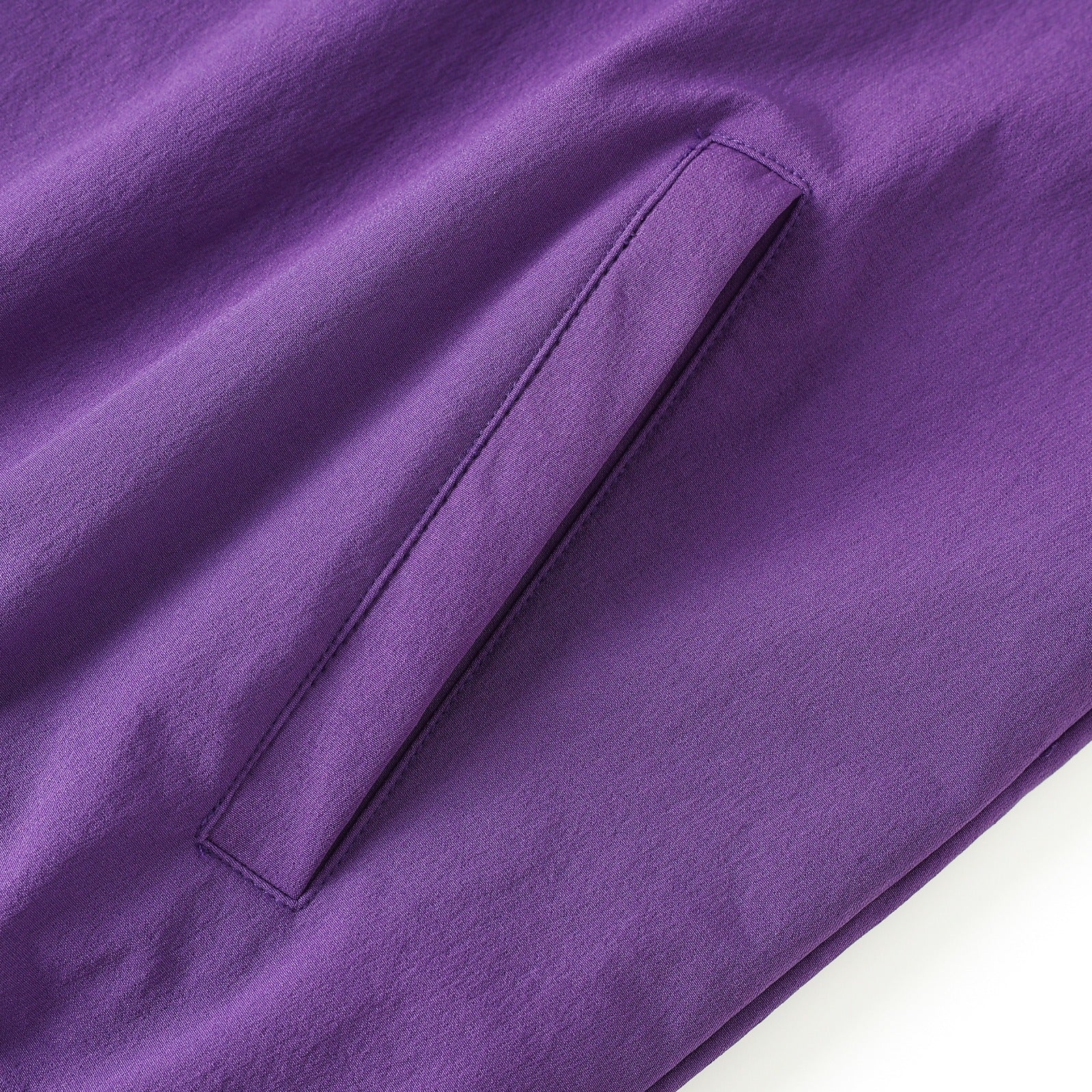 Omega Purple Windbreaker Tech Pullover