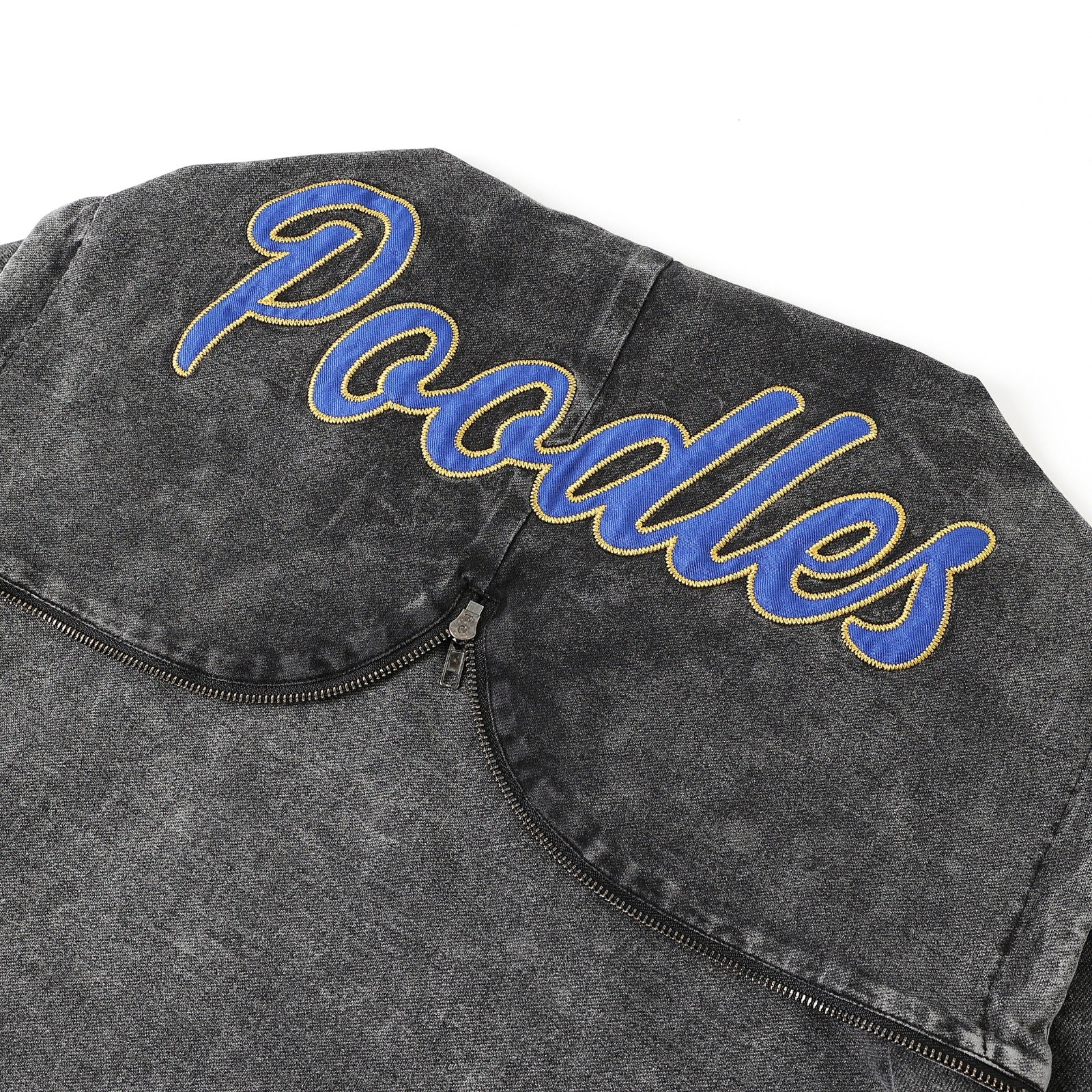 SGRHO Black Denim Prep Unisex Hoodie