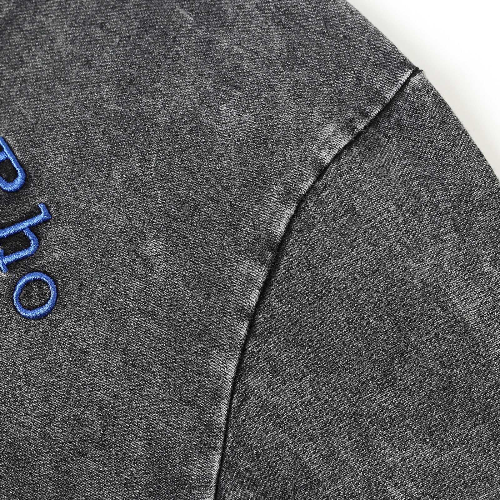 SGRHO Black Denim Prep Unisex Hoodie