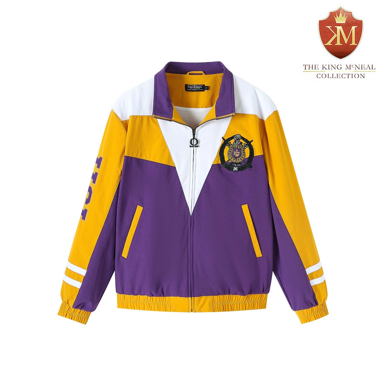 Omega Purple Windbreaker Full Zip