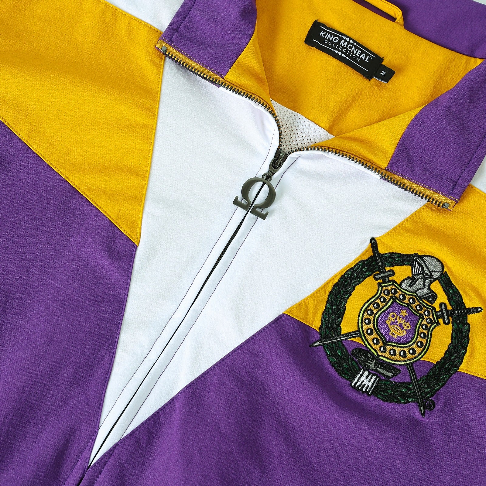 Omega Purple Windbreaker Full Zip