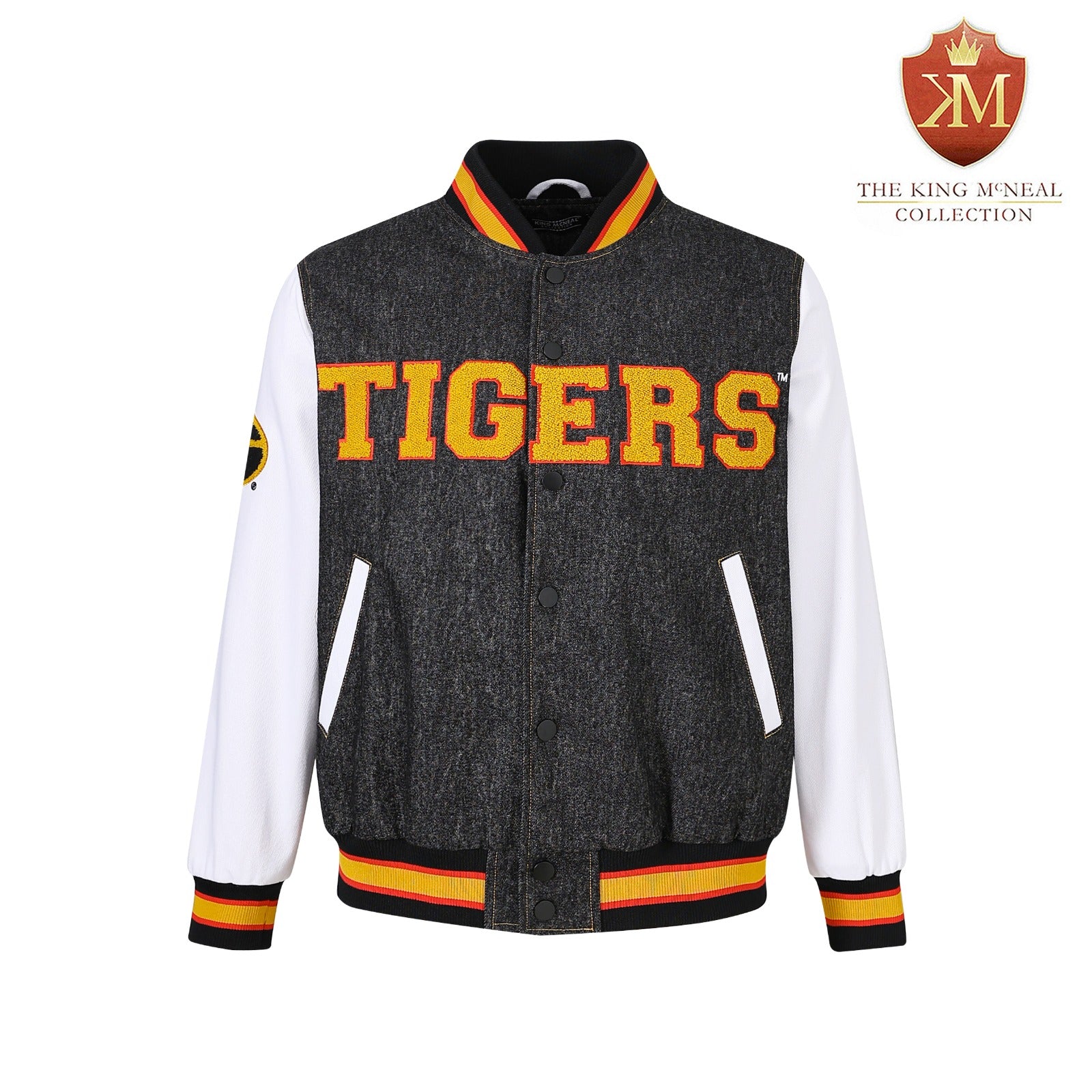 Grambling State Black Denim Bomber Jacket